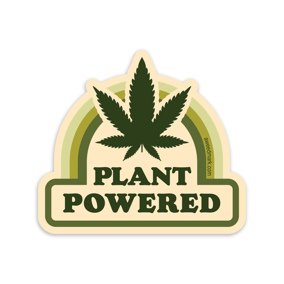 Plant Powered - Sticker | Amanda Weedmark