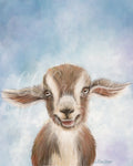Goat Farmhouse Art Print | CC Crafts