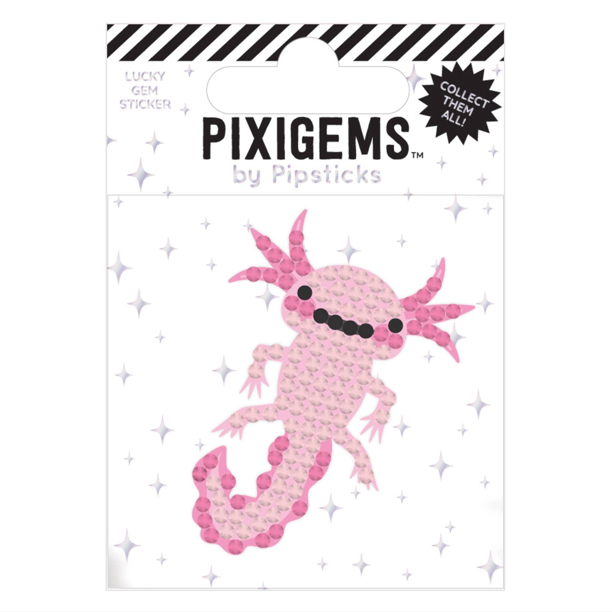 Alvin Axolotl Pixigem Sticker | Pipsticks