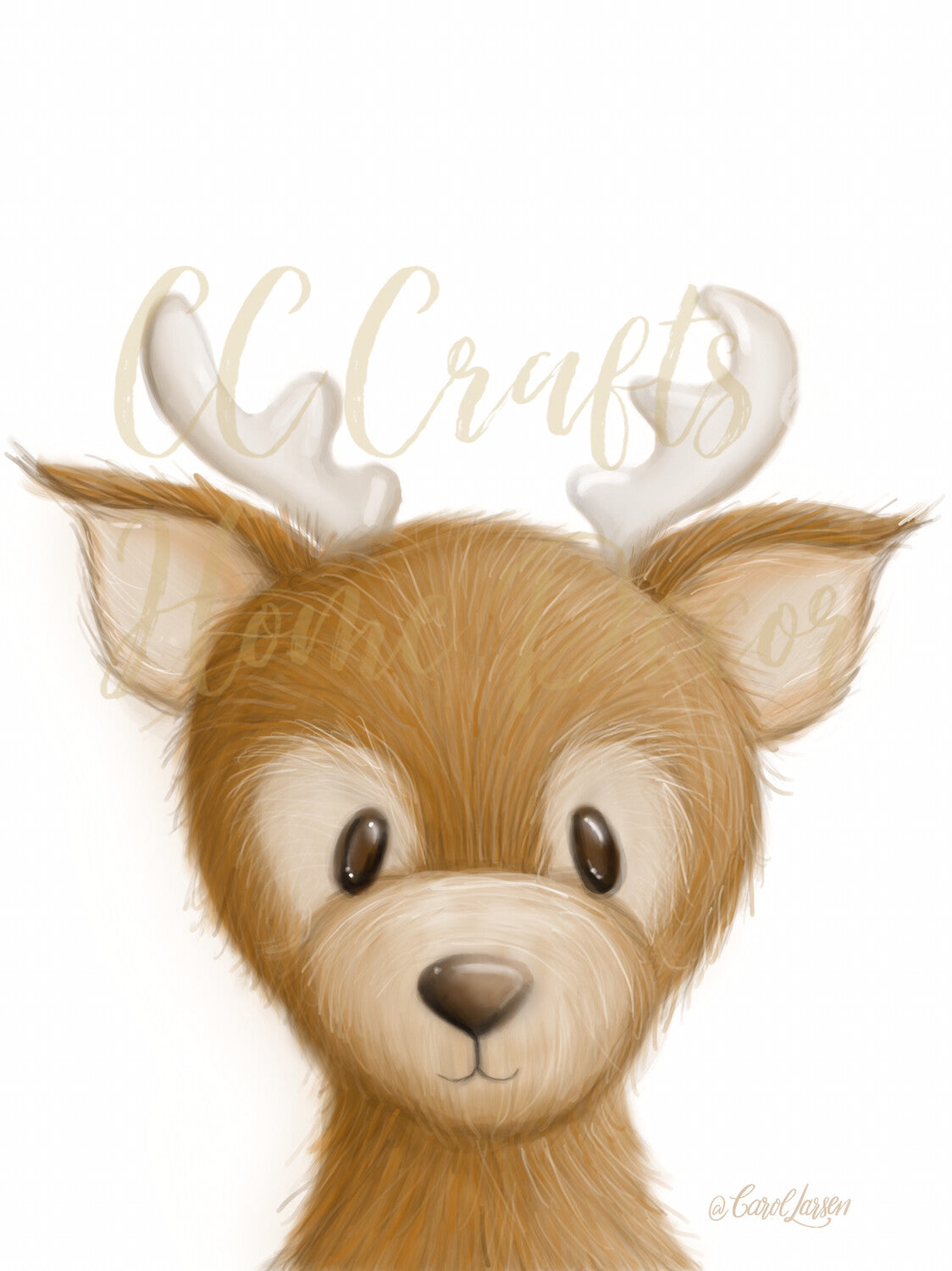 Deer Art Print | CC Crafts