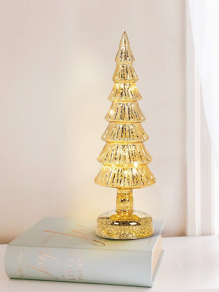 Gold LED Layer Tree - 12" | Abbott