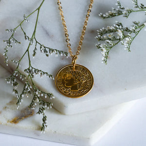 1808 French Coin Necklace