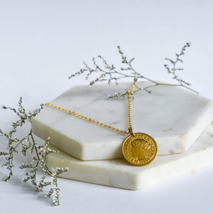 1808 French Coin Necklace