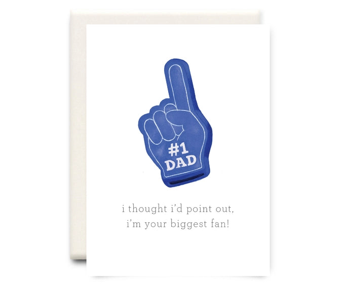 #1 Dad | Father's Day Greeting Card