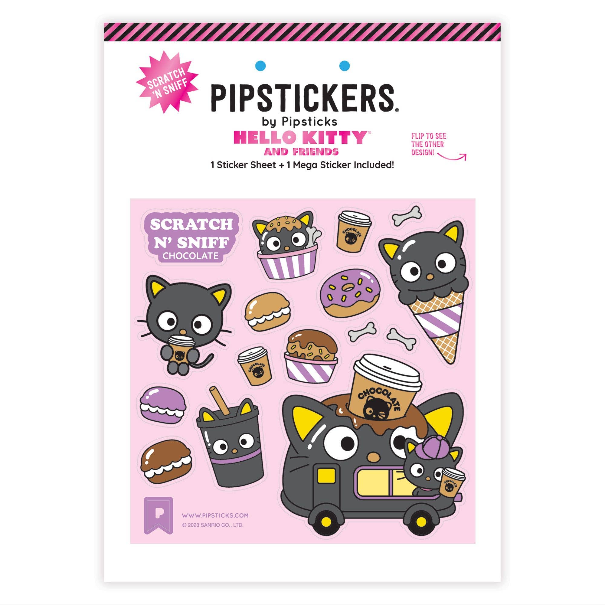 Chococat Chocolate Chariot Scratch 'n Sniff (2ct) Sticker | Pipsticks