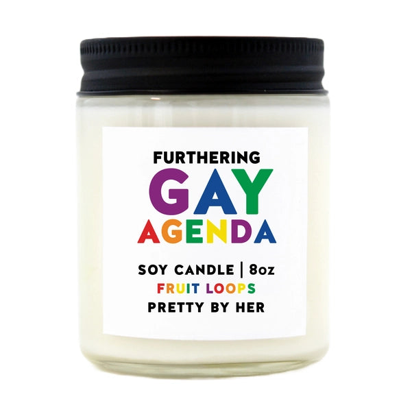 Furthering The Gay Agenda - Candle | Pretty By Her