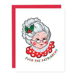 Fuck The Patriarchy Mrs Claus - Christmas Card | Pretty By Her