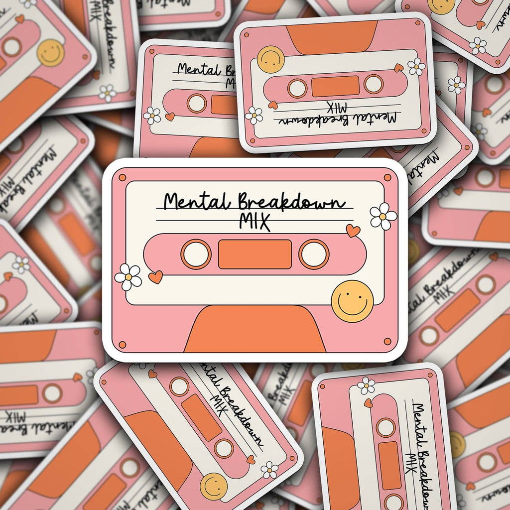 Mental Breakdown Mix | Vinyl Sticker
