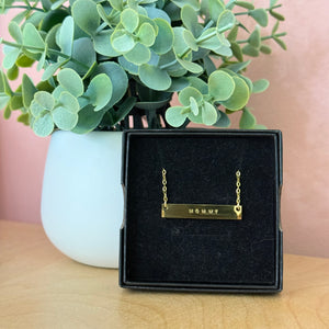 Mommy | Bar Necklace