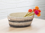 Striped Oval - Basket with Handles | Abbott