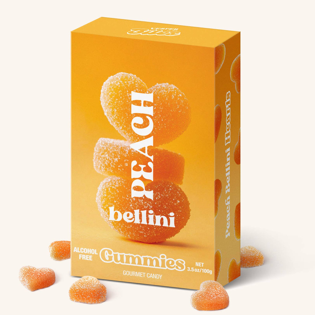 Peach Bellini Gummies - Chewy Candies | Vesper Bites