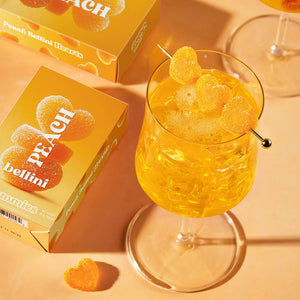 Peach Bellini Gummies - Chewy Candies | Vesper Bites