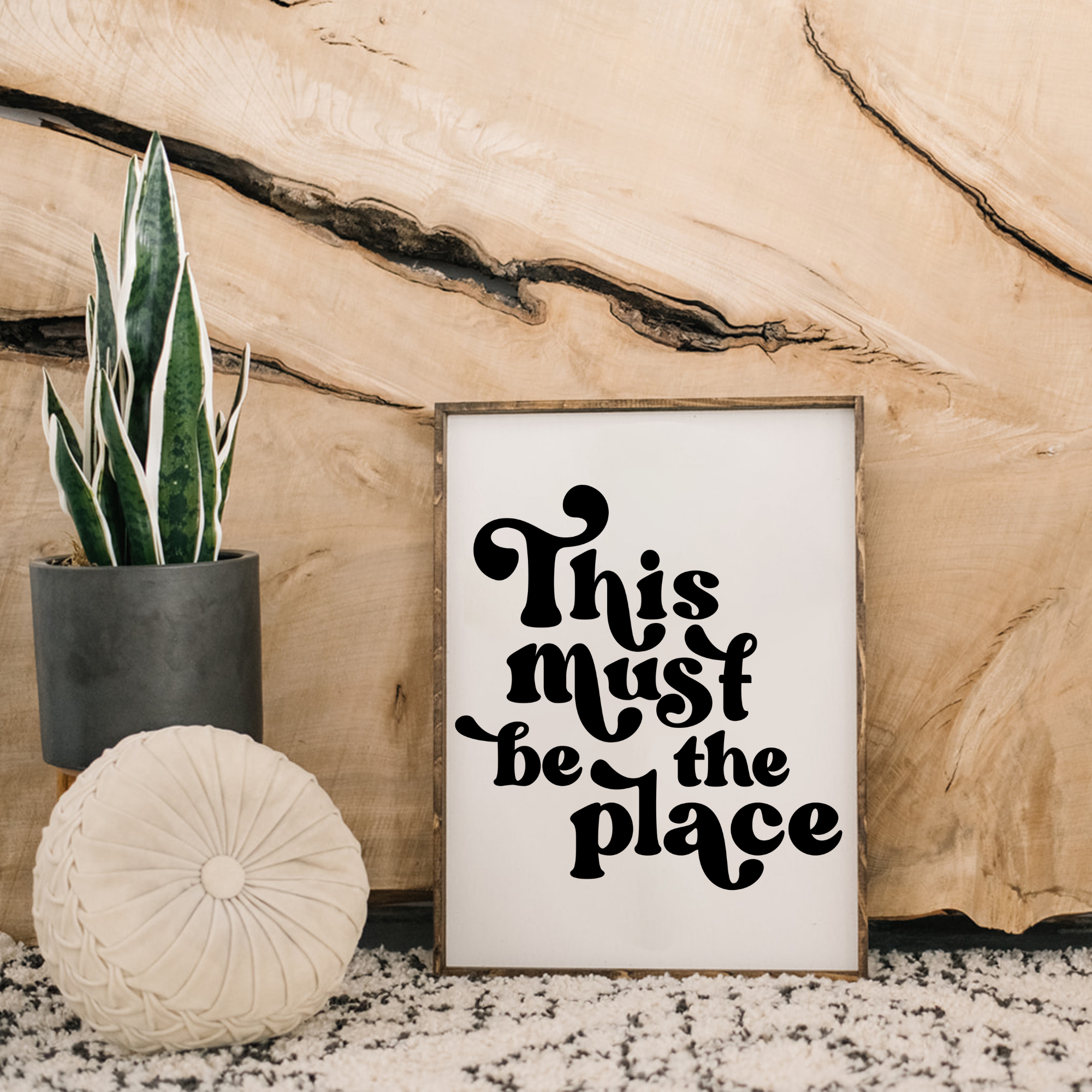 This Must Be the Place - Wood Sign | William Rae Designs