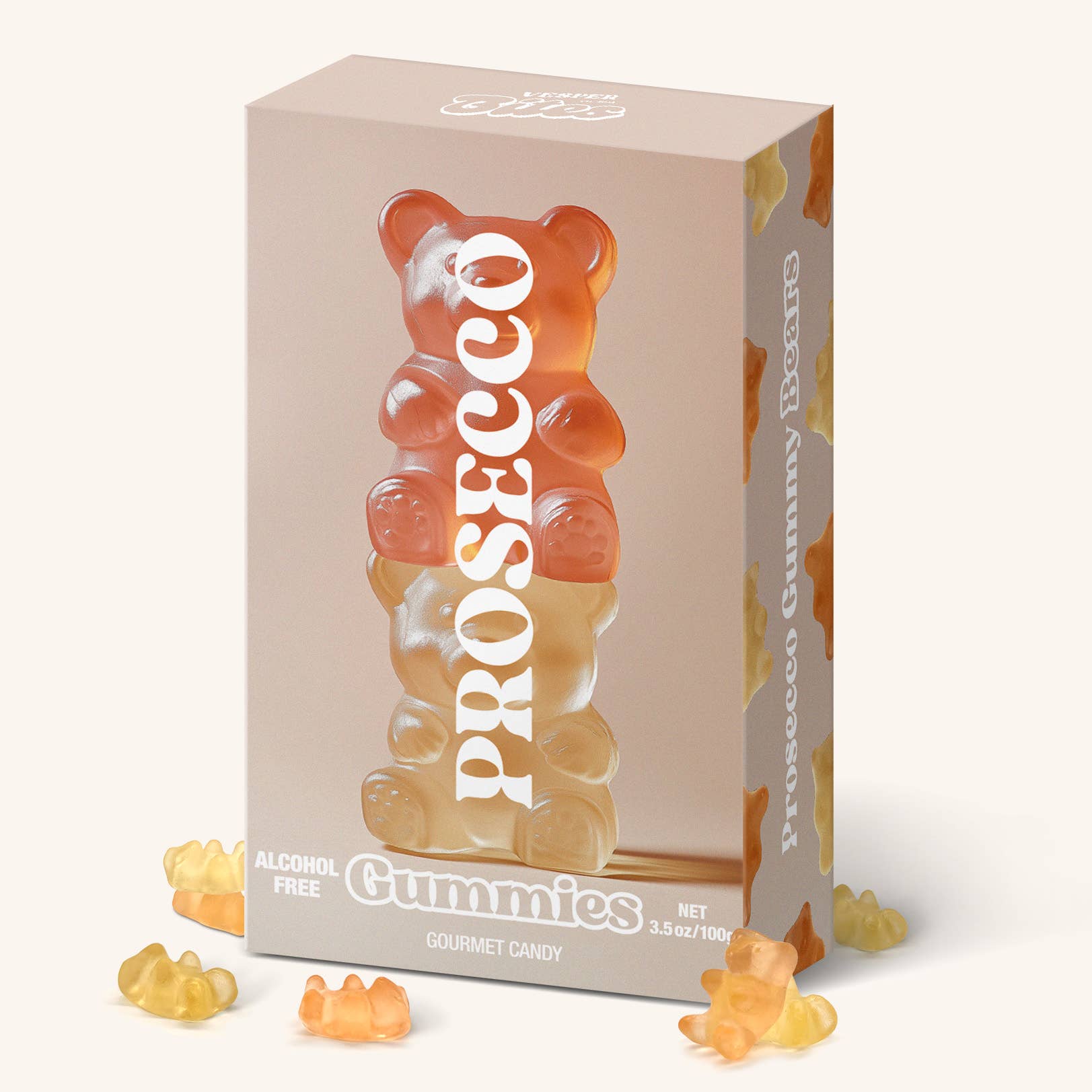 Prosecco Bear Gummies - Chewy Candies | Vesper Bites