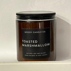 Toasted Marshmallow - Glass Jar Candle | Moody Candle Co
