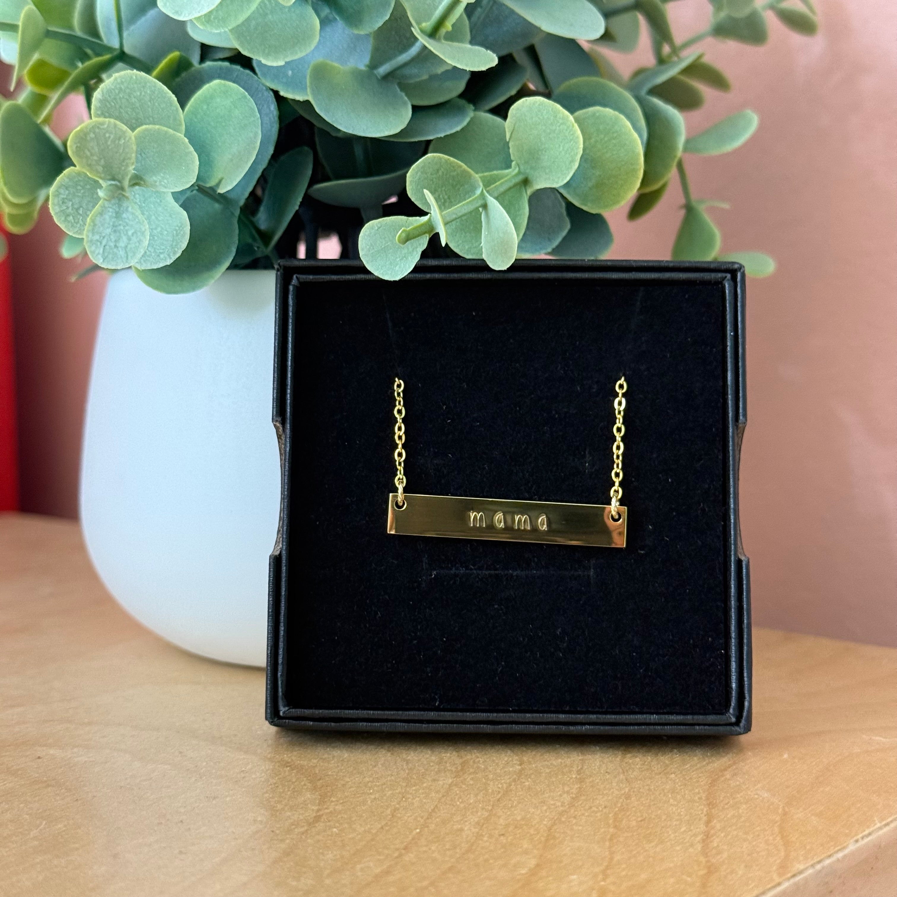 Mama | Bar Necklace