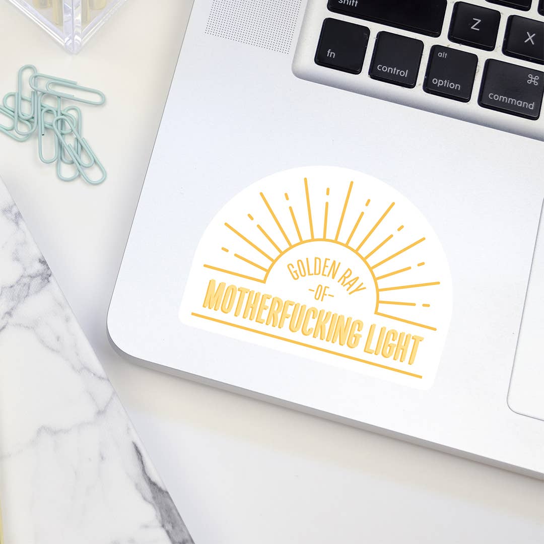 Golden Ray of MF Light | Vinyl Sticker