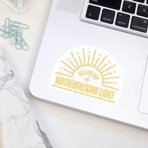Golden Ray of MF Light | Vinyl Sticker
