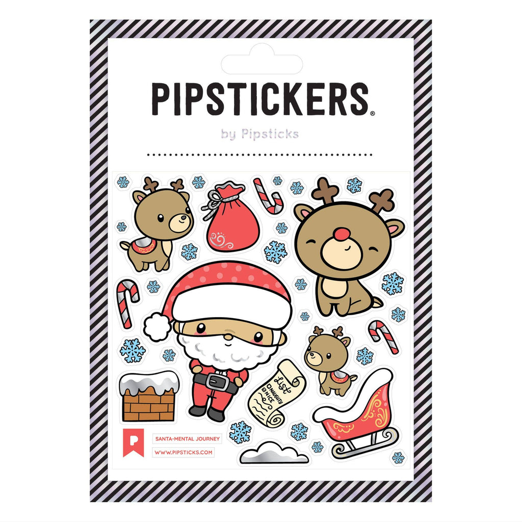 Santa-mental Journey Sticker | Pipsticks