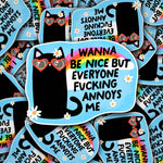I Wanna Be Nice | Vinyl Sticker