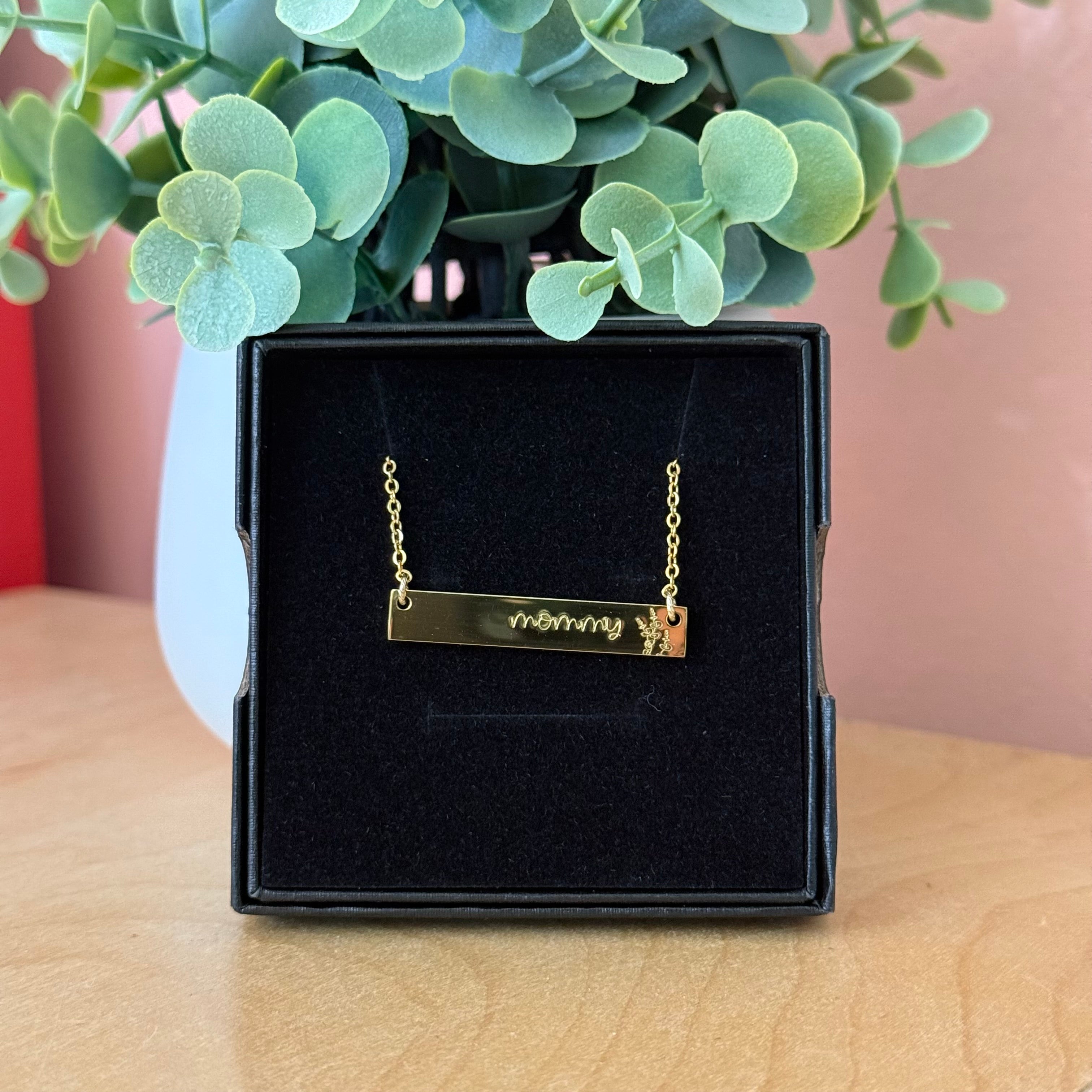 Mommy | Bar Necklace