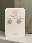 Hexagon - Clay Stud Earrings| Classic Clay Co.