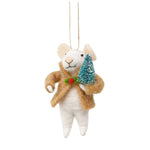 Christmas Tree - Felted Mouse Ornament | Nostalgia