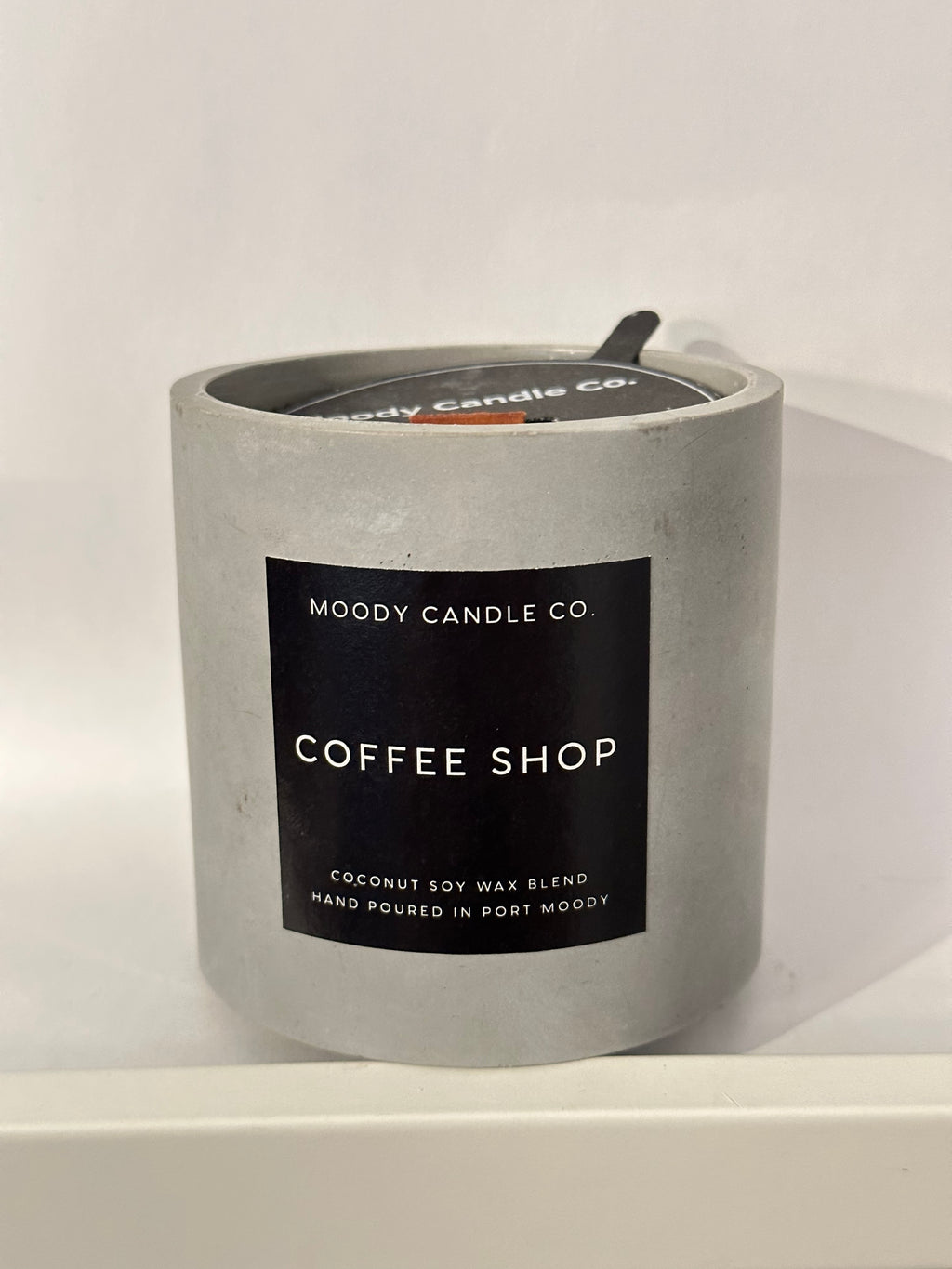 Coffee Shop - Cement Jar Candle | Moody Candle Co