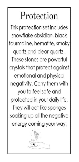 Polished Stone Healing Set - Protection | Nostalgia