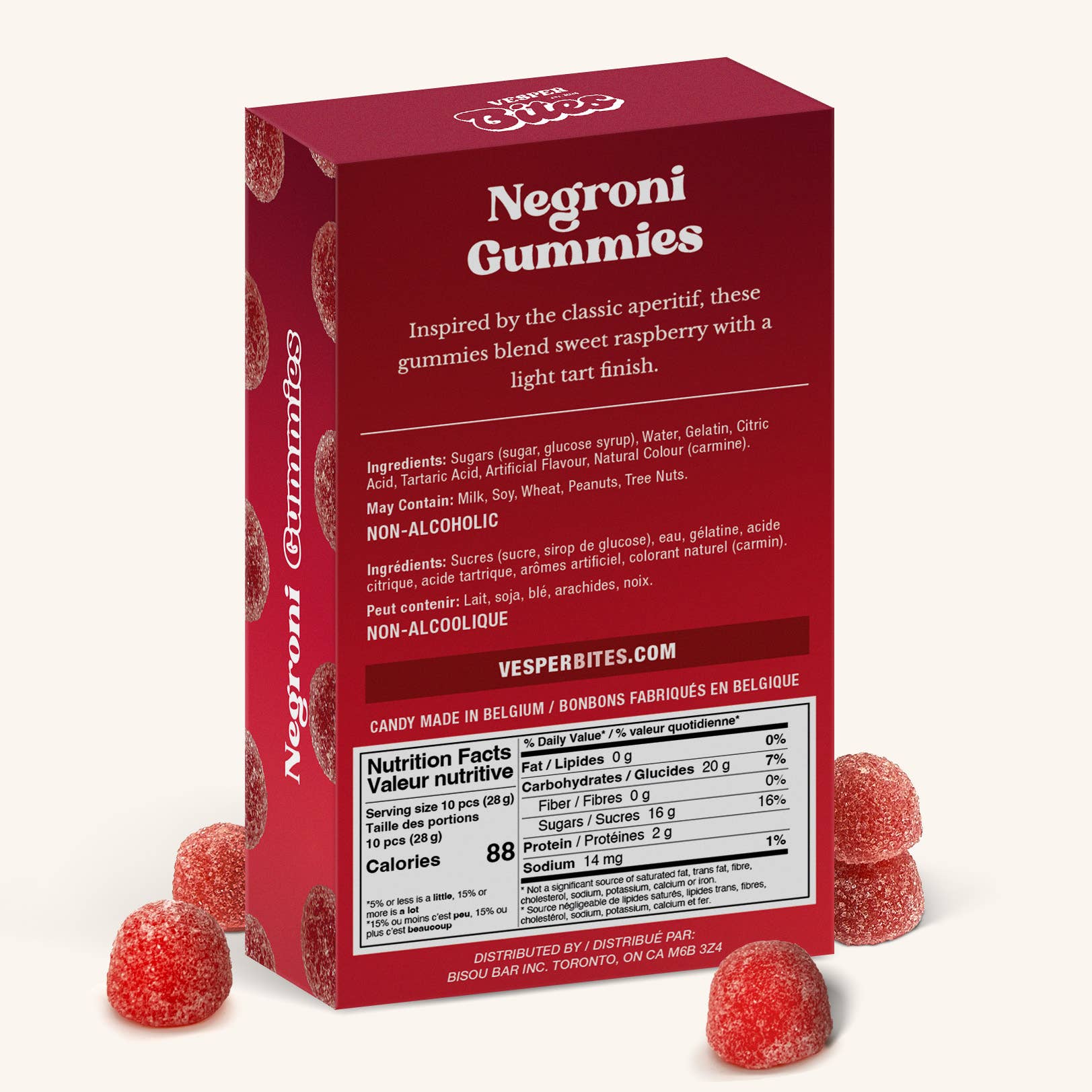 Negroni Gummies - Chewy Candies | Vesper Bites