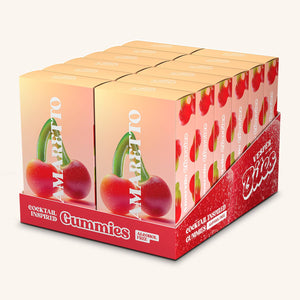 Amaretto Cherry Gummies - Chewy Candies | Vesper Bites
