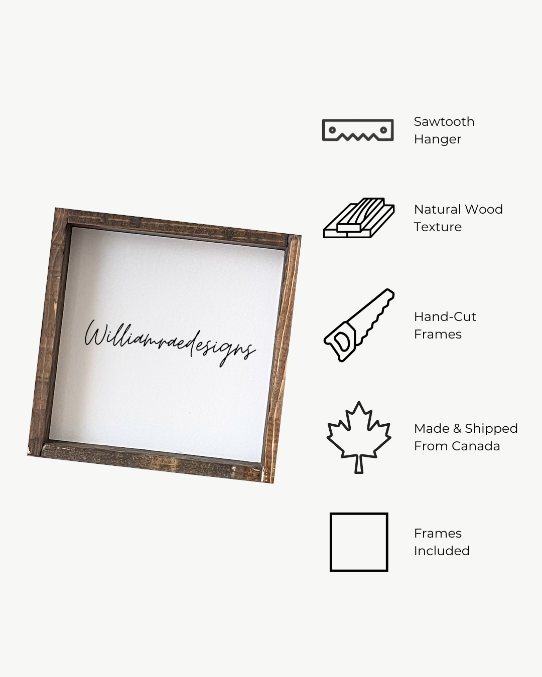 All You Need Is Love - Wood Sign | William Rae Designs