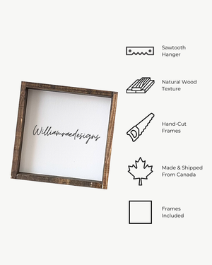 All You Need Is Love - Wood Sign | William Rae Designs