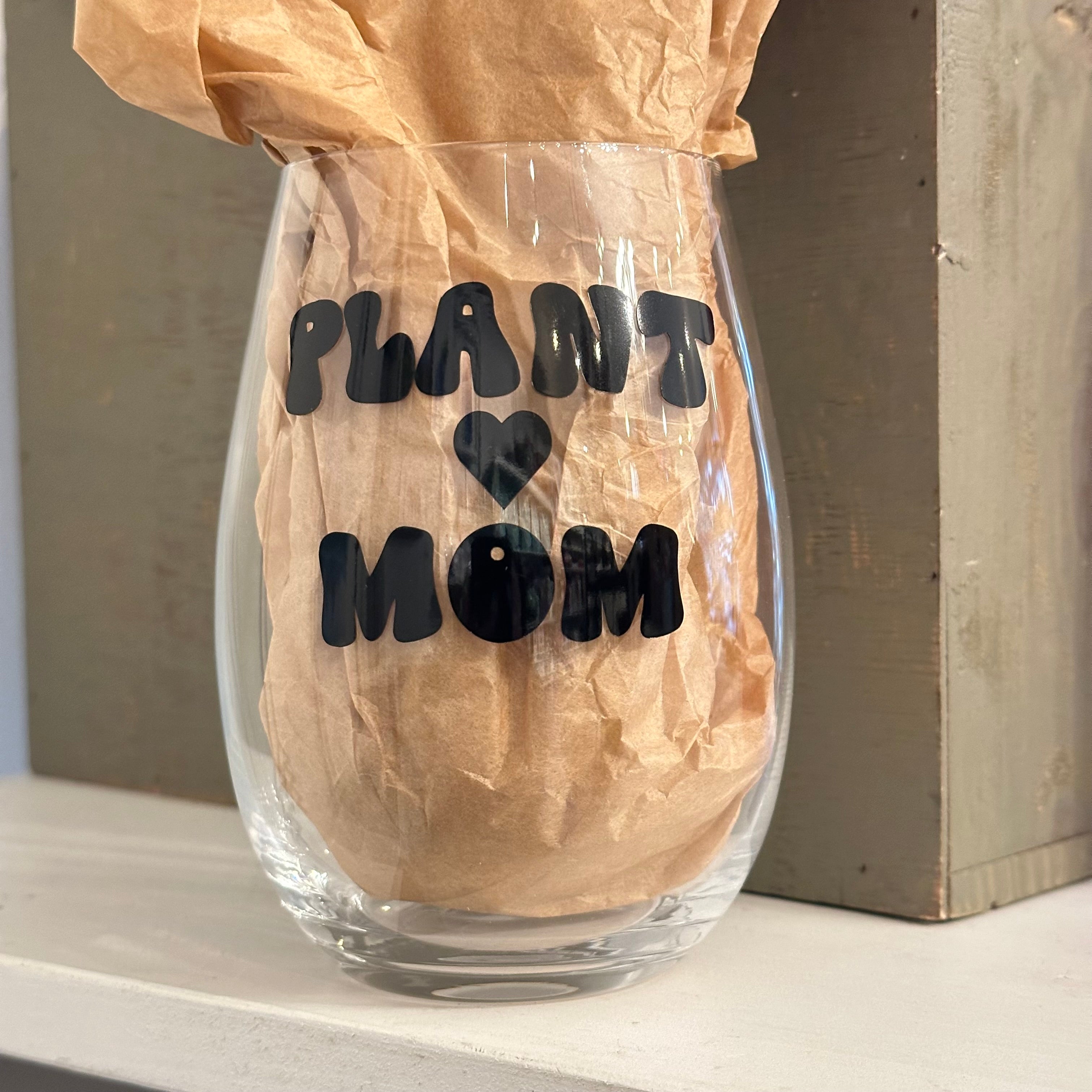 Plant Mom - Wine Glass | Raine Designs