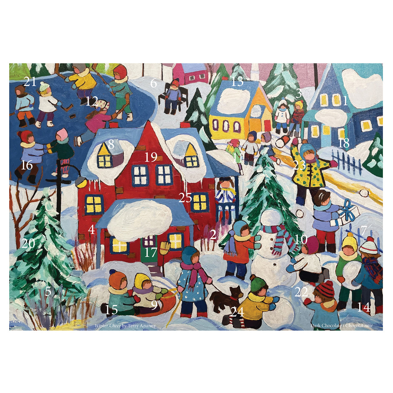 Winter Cheer Advent Calendar - Milk Chocolate