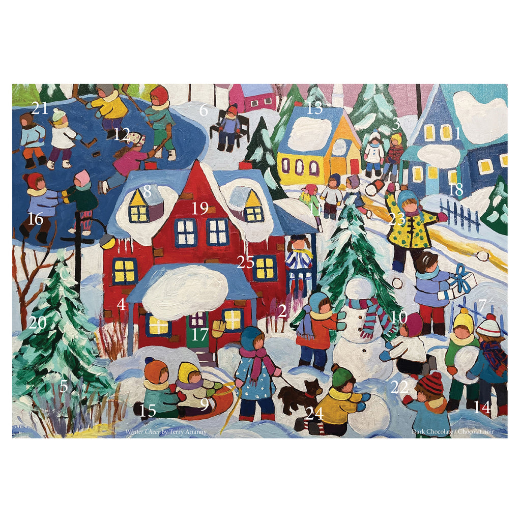 Winter Cheer Advent Calendar - Milk Chocolate