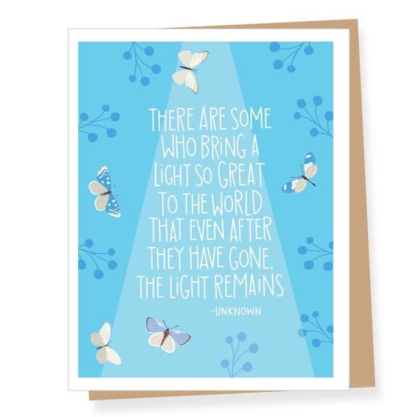 A Light So Great | Sympathy Card