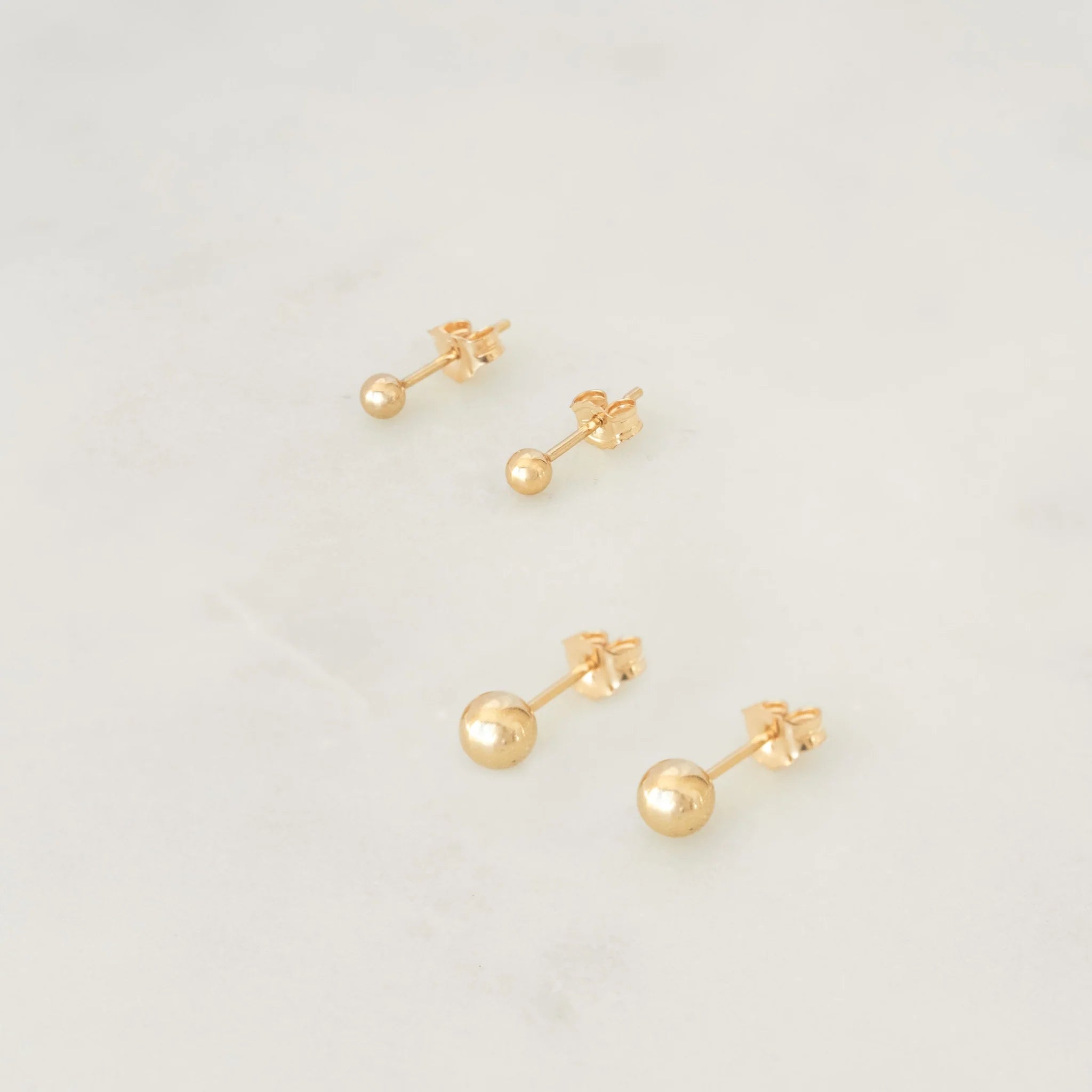 Ace Studs | Petite Gold