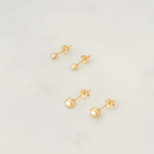 Ace Studs | Petite Gold