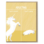 Adulting - Greeting Card | Modern Printed Matter
