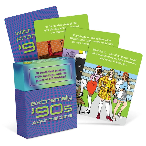 Extremely '90s Affirmations - Affirmation Card Deck | Knock Knock