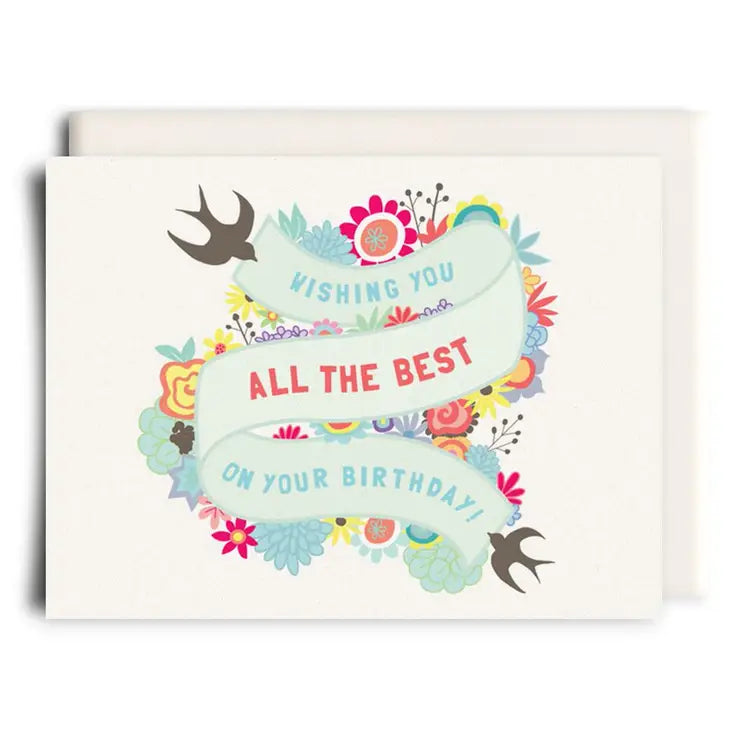 All the Best - Birthday Greeting Card | Inkwell