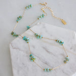 Amazonite - Nugget Necklace | Mesa Blue