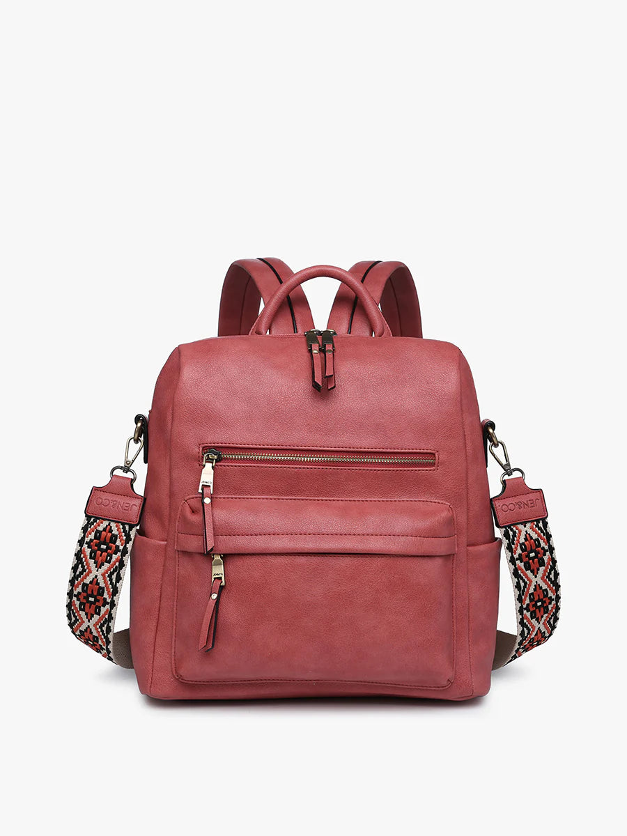 Amelia - Convertible Backpack With Guitar Strap | Jen & Co