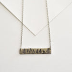 The Anita | BC Forest Bar Necklace