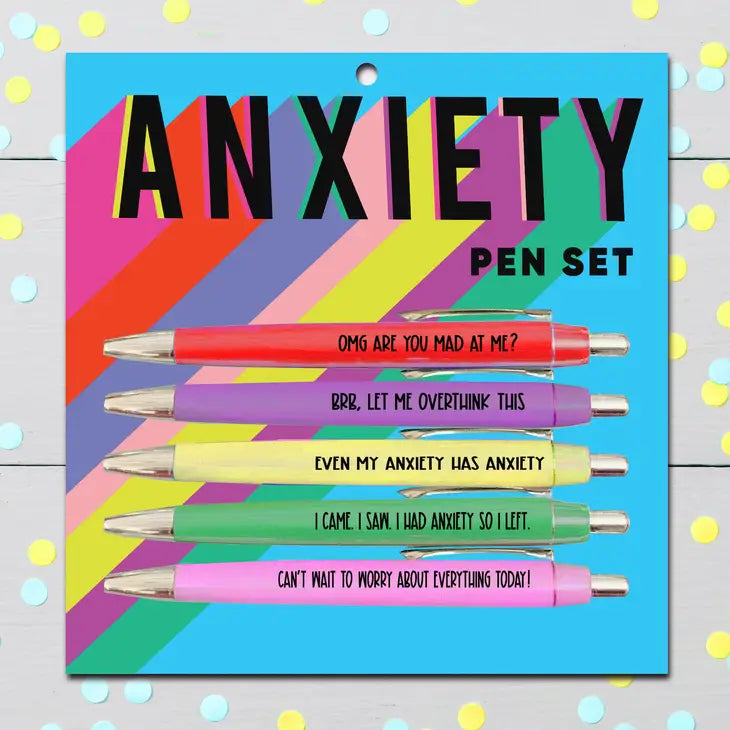 Anxiety - Pen Set | Shop Fun Club