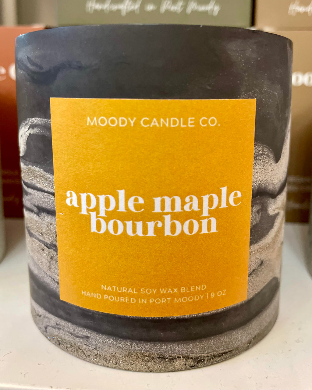 Apple Maple Bourbon - Cement Jar Candle | Moody Candle Co