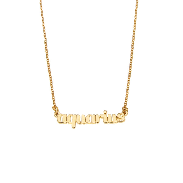 Aquarius | Horoscope Necklace