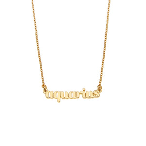 Aquarius | Horoscope Necklace