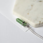 Aventurine - Bullet Crystal Necklace | Whimsy's Jewels